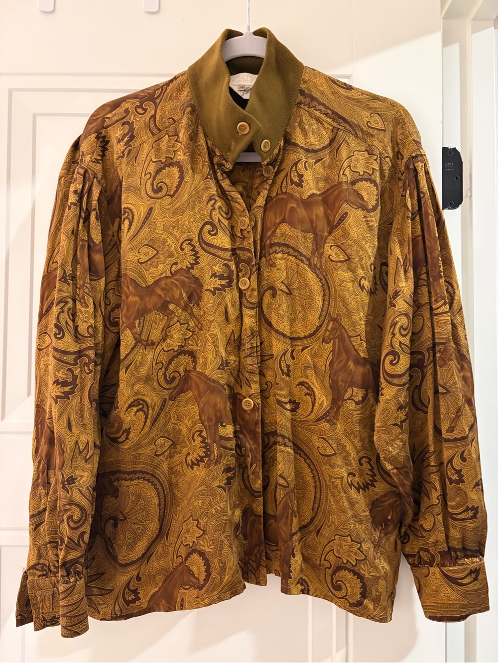 Escada margaretha ley equestrian blouse